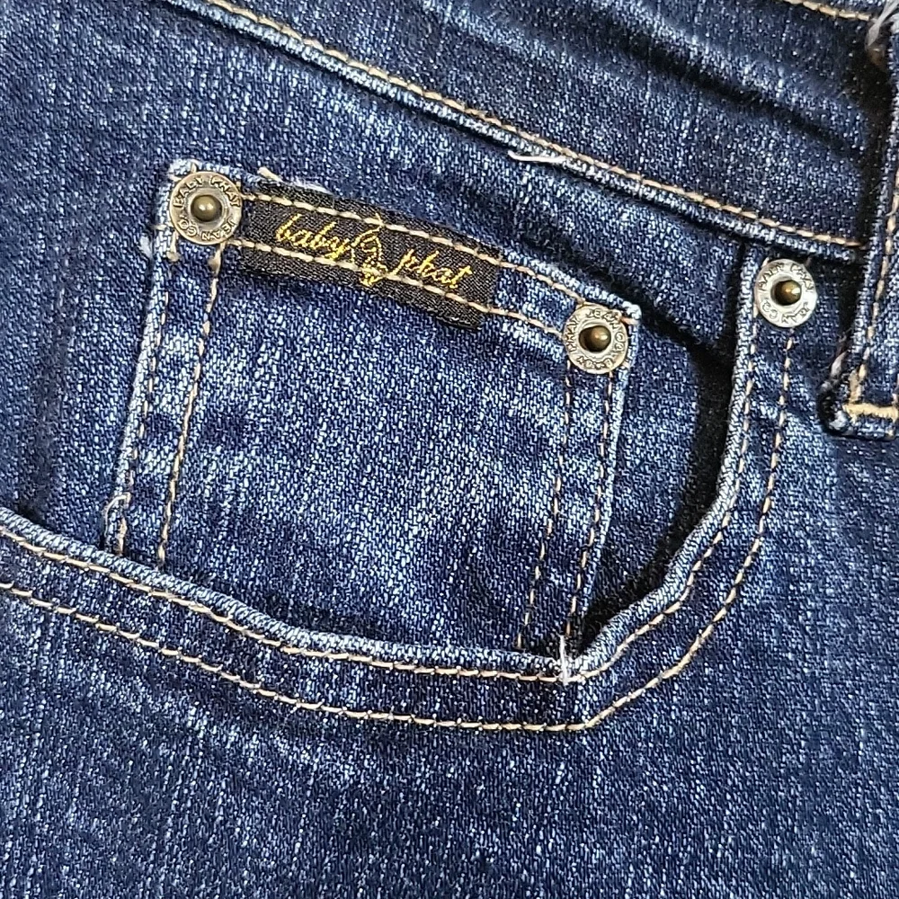 EUC Baby Phat Boot Cut Blue Jeans Size 5 - Picture 3 of 9